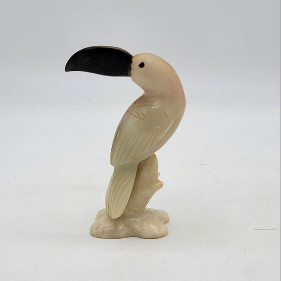 Other - Vintage Carved Stone Toucan Figurine, 1970s Souvenir Collectible